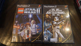 LEGO Star Wars II: The Original Trilogy (PS2) & Star Wars Battlefront 2 (CIB)