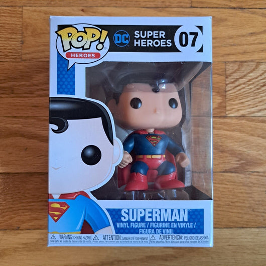 Funko Pop Superman 07 DC Universe Heroes, New, FAST SHIPPING