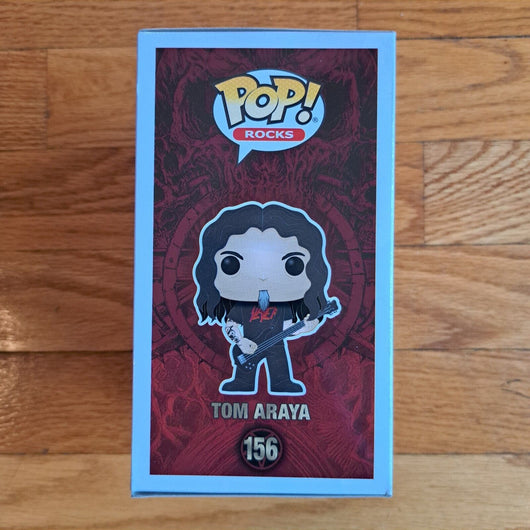 Funko POP! Rocks Slayer  Tom Araya #156 with POP! New,Fast Shipping