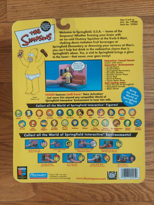 ToyFare: The Simpsons Intelli-Tronic Voice Activation - Casual Homer (Series 4)