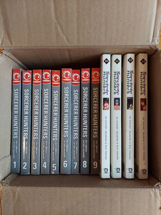 Sorcerer Hunters Complete Manga Set Vol: 1-13 By Ray Omishi & Satoru Akahori