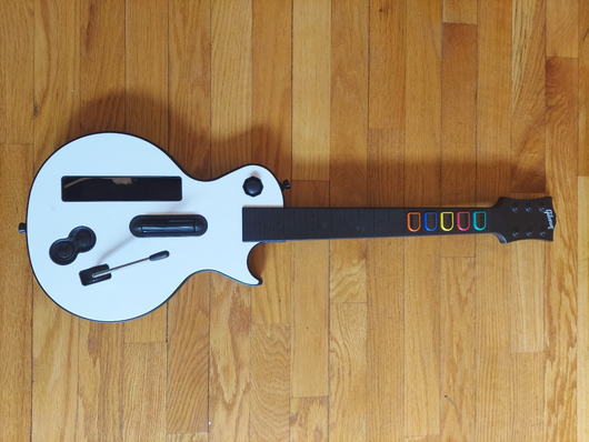 Guitar Hero Gibson Les Paul (White) Guitar For Nintendo Wii, Fast Shipping!