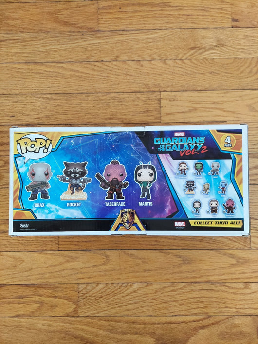 Funko Pop! Drax, Rocket, Taserface, Mantis 4 Pack Guardians of the Galaxy Vol. 2