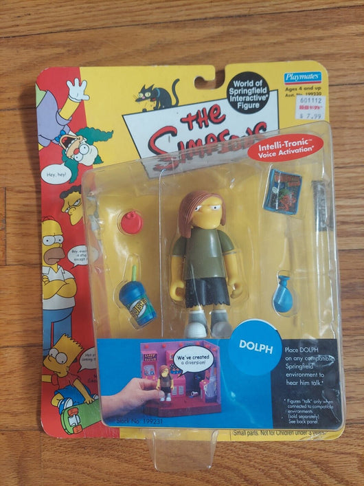 Playmates Toys Simpsons Interactive Dolph Series 7 Action Figure, Fast Shipping!