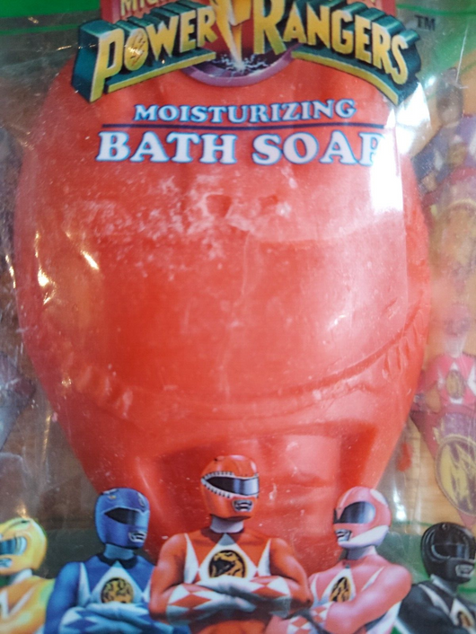 1994 Mighty Morphin Power Rangers - Red Ranger Bath Soap, Fast shipping!