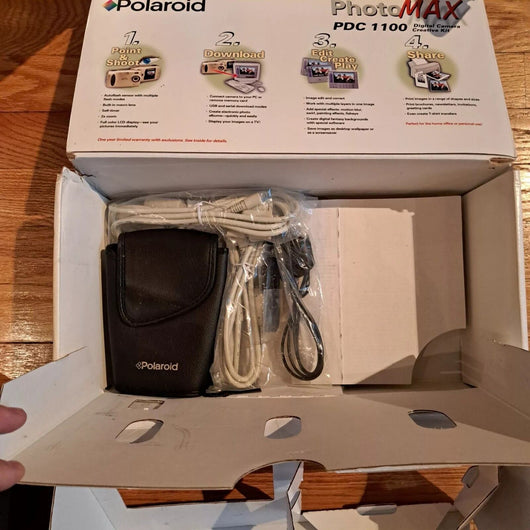 Polaroid Photo Max PDC 1000 Digital Camera Creative Kit New In Box, Fast Ship