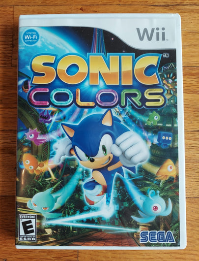 Sonic Colors (CIB) - Nintendo Wii - 3D Platformer Game - Works Fast Shipping!