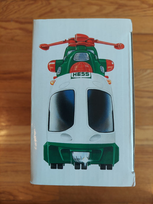Hess 2001 Helicopter With Motorcycle And Cruiser,Fast Shipping