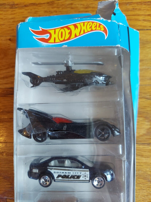 Hot Wheels Batman Begins Gotham City 5 Pack Dmg Box 2006, Fast Shipping