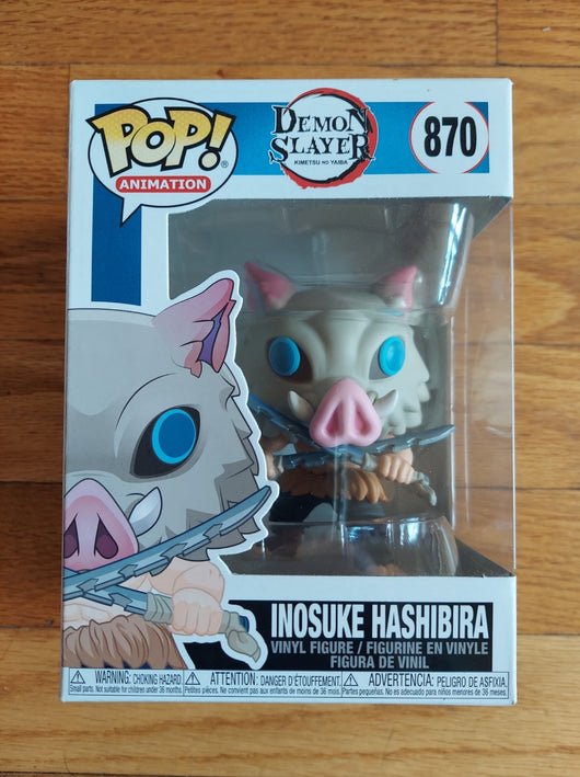 Funko Pop! Animation: Inosuke Hashibira #870 - Vinyl Figure New in Box Fast Ship