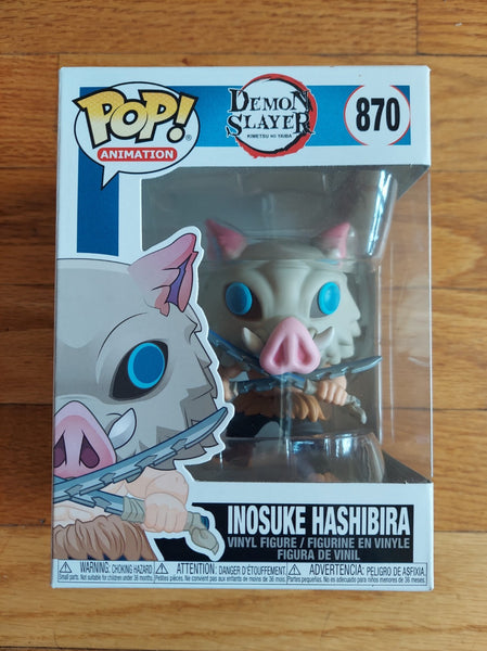 Funko Pop! Animation: Inosuke Hashibira #870 - Vinyl Figure New in Box Fast Ship