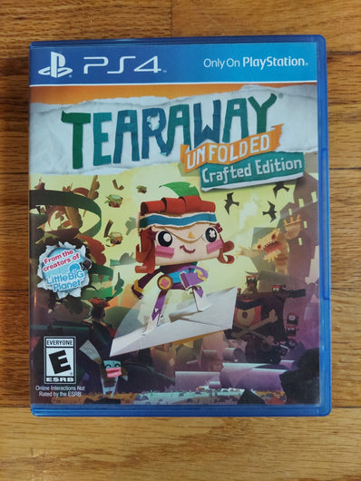 Tearaway Unfolded - Crafted Edition PS4 (CIB), Works, Fast Shipping!