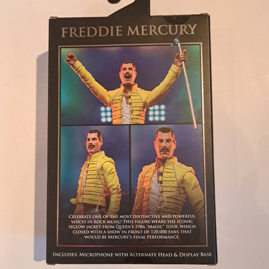 Freddie Mercury Queen Yellow Jacket  Neca, New,Fast Shipping