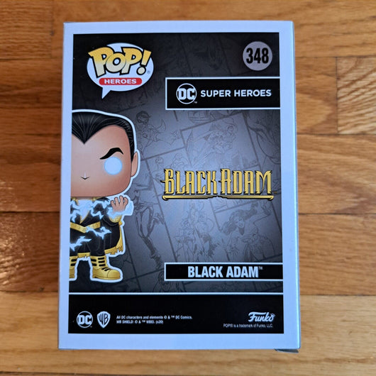 BB Funko POP DC Heroes Black Adam Glow in the Dark Big Apple Collectibles #348