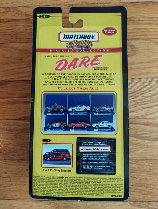 Matchbox Collectibles: D.A.R.E. Collection -Wanaque Police Department New Jersey