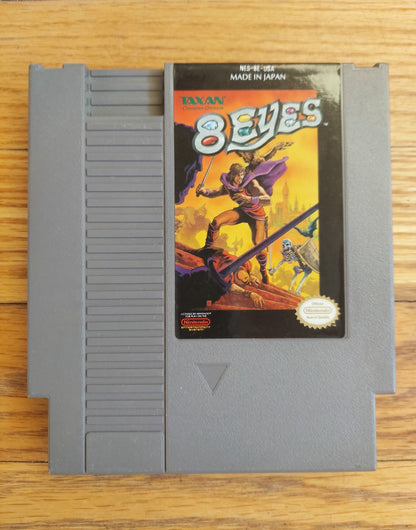 8 Eyes (Cartridge Only) - NES Game - Action & Adventure Platformer - Fast Ship!