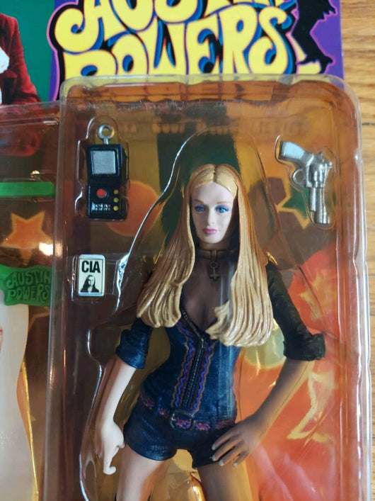Felicity Shagwell 6” Toy Figure Austin Powers McFarlane Toys 1999 Fast Shipping