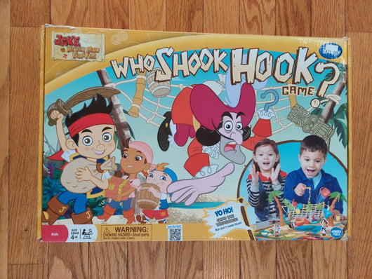 (Disney) Who Shook Hook? Board Game (Open Box), Read Desc, Fast Shipping!