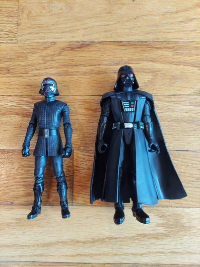 Star Wars Dark Side Combo - Darth Vader W/Removable Cape (1995 Kenner) & Supreme