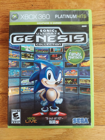 Sonic's Ultimate Genesis Collection (Platinum Hits) (CIB) - Xbox 360, Works,