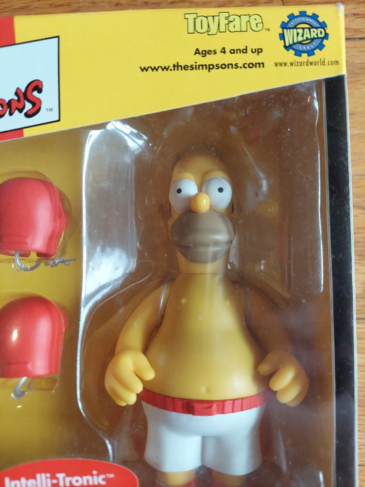 THE SIMPSONS WORLD OF SPRINGFIELD TOYFARE BOXING HOMER INTERACTIVE FIGURE