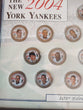 Framed New York Yankees 2004 Painted State Quarters - Complete Coin Set 101st...