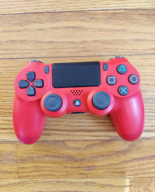 PS4 Wireless Controller Red - Drifts - For Parts/Broken No Returns Fast Shipping