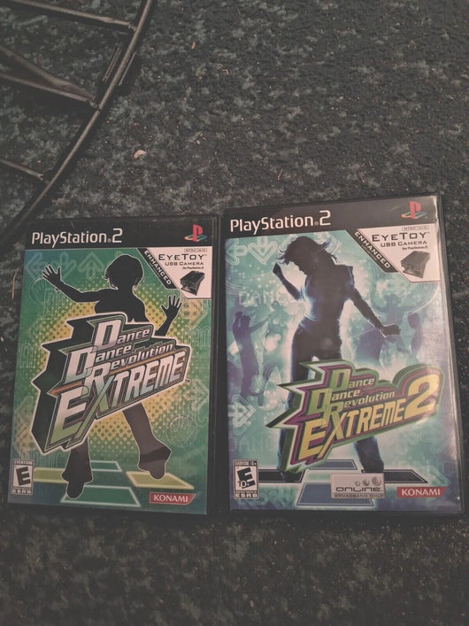 Dance Dance Revolution Extreme & Extreme 2 PS2 PlayStation 2 CIB Tested Works