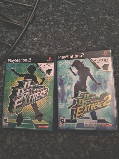 Dance Dance Revolution Extreme & Extreme 2 PS2 PlayStation 2 CIB Tested Works