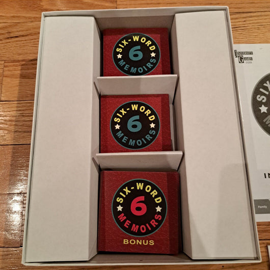 SIX WORD MEMOIRS Party Team Fun Storytelling Game - Complete Great for Game Nite