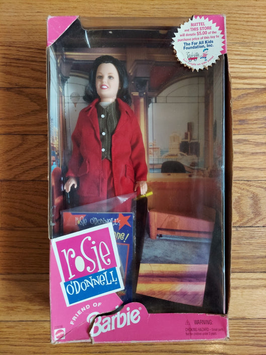 1999 Mattel - Rosie O'Donnell - Friend Of Barbie Doll - New in Box Fast Shipping