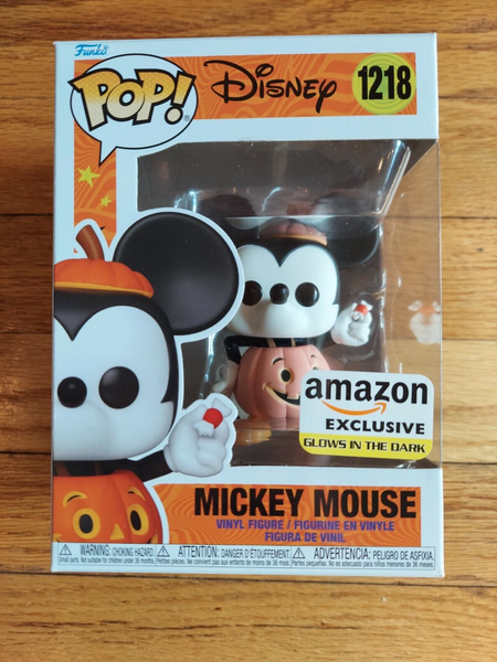 FunkoPop! Vinyl:Disney Mickey Mouse (Glows in the Dark) Amazon (Exclusive) #1218