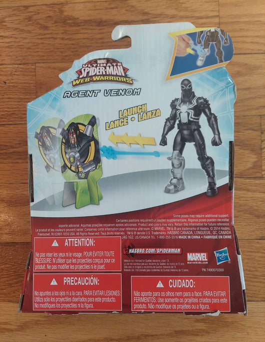 Ultimate Spider-Man: Web-Warriors - Agent Venom - Action Figure Fast Shipping!