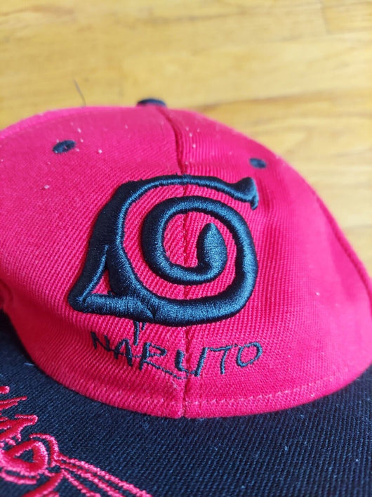 Naruto Snapback Hat (Red & Black), Fast Shipping