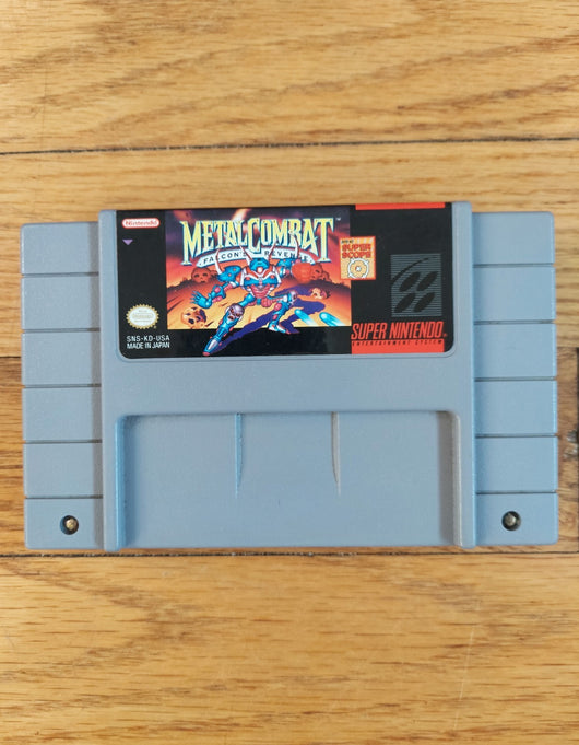 Metal Combat - SNES Game Shooter Action & Adventure Mecha, Works, Fast Shipping!