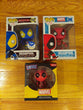 Funko Pop! Marvel: Deadpool Bundle Deadpool #112 #20 & DORBZ #006, NEW FAST SHIP