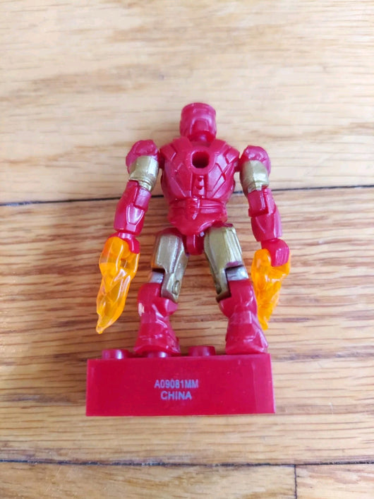 Marvel Mega Bloks 9 Figure Lot W/Accessories Captain America, Spider-Man...