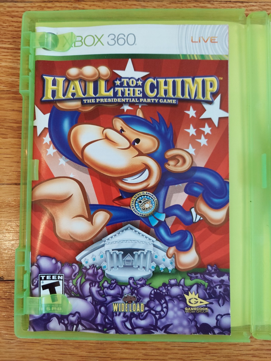 Hail To The Chimp: The Presidential Party Game (CIB) - Xbox 360, Fast Shipping!