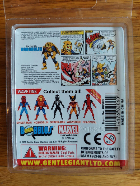 Micro Bobbles: Marvel Super Heroes - Secret Wars- Complete Set Of 5 Figures...