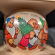 Vintage Walt Disney Seven Dwarfs Keepsake Ornament 1982 Hallmark Satin Fast Ship