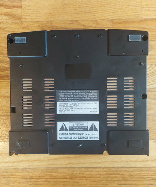 Sega Saturn Console W/Cords - MK-80000A Black - Tested/Works - Fast Shipping!