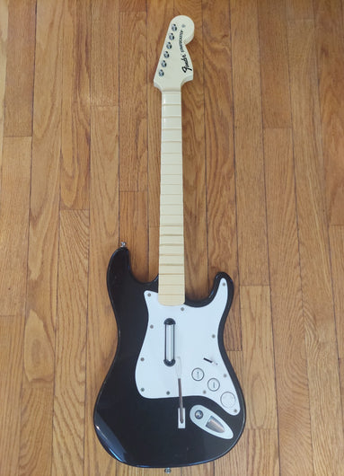 Rock Band Fender Stratocaster Guitar For PS3 - No Dongle & Battery Cover - Works