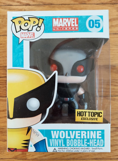 Funko Pop! Marvel - Wolverine Vinyl Bobble Head #05 (Hot Topic Exclusive) - NEW