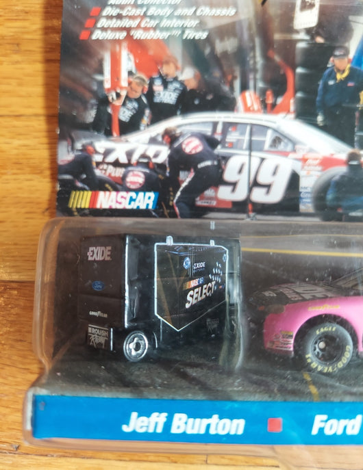 Team Hot Wheels: Pro Racing Pit Crew 1998 - Jeff Burton - Ford Taurus & Tool Box
