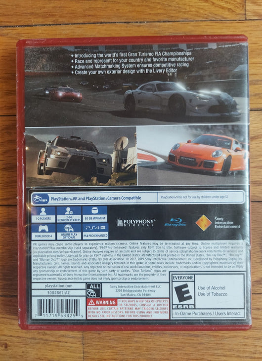 Gran Turismo: The Real Driving Simulator - Sport (Playstation Hits) (No Manual)
