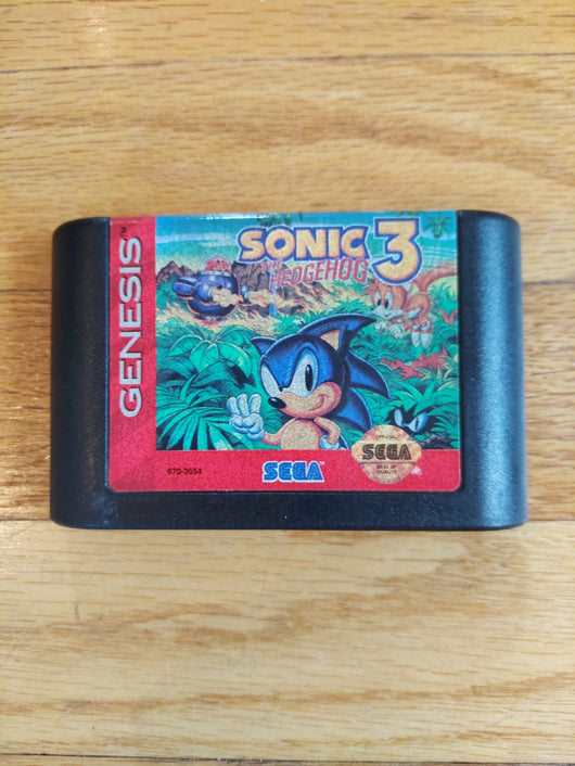 Sega Genesis Gen 3 Sonic Bundle W/1 Console, 1 Controller, Cords, & 3 Sonic game