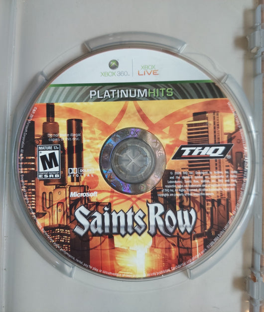Saints Row & Saints Row 2 (Platinum Hits) (CIB) - Xbox 360 Game Action Adventure