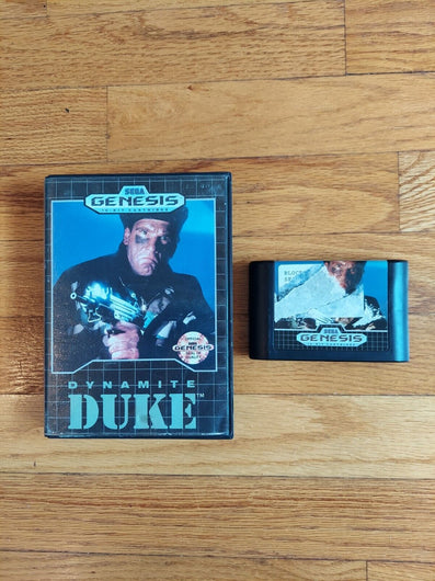 Dynamite Duke Case & Game (No Manual) Sega Genesis, Works, Fast Shipping!