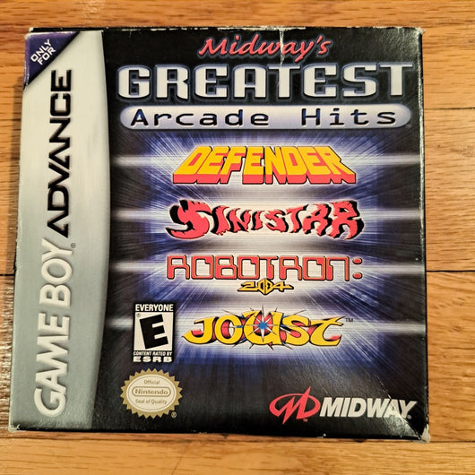 GBA - Midway's Greatest Arcade Hits Nintendo Gameboy Advance Complete,Fast Ship