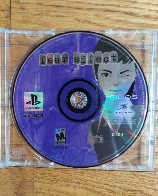 Fear Effect (Discs Only) - PS1 Game Action Adventure Retro Works, Fast Shipping!